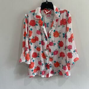 kate spade Floral Blouse - Red and Pink